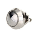 3A Push Button Reset Button Switch 12 mm Nickel Plated Copper Bell Push Sil T2S6
