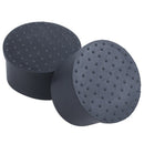 10 Pcs Black Rubber Flexible Round End Cap 50mm Foot Cover I3Q7