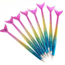 8Pcs Mermaid Ballpoint Pen School Supply Ball Point Creative Novel Office G