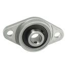 4Pcs Kfl08 Pillow Block Bearing 8Mm Bore Diameter Zinc Alloy Rhombic Flange