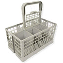 Universal Dishwasher Cutlery Basket High Capacity Plastic Gray Storage Box House