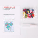 Colorful Animal Kids Child Handmade DIY Button Painting Craft Pictures Kits