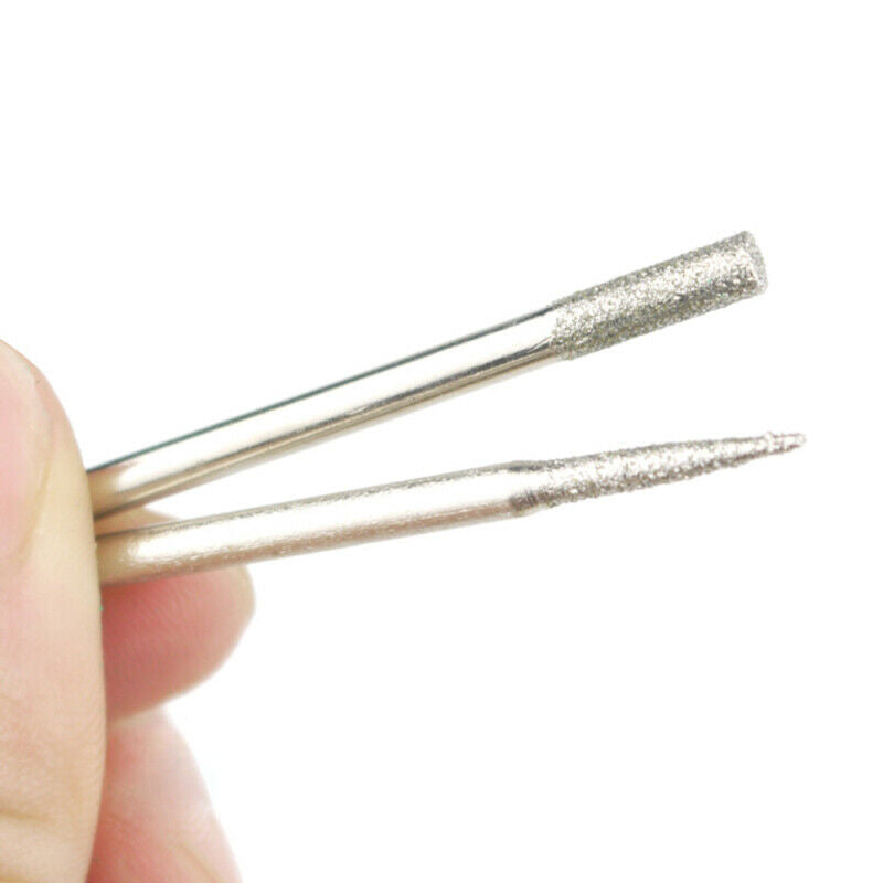 30-in-1 Nail Art Grinding Polishing Diamond Needles for Nail Printer - White New