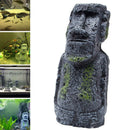 Easter Island Mini Statue Accessory Pipe Fish Tank Aquarium Decoration Or CNJ