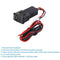 12V 24V to 5V 2.1A USB Car Charger Adapter with Blue LED Voltmeter for ISUZU