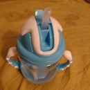 320ml Baby Bottle Kids Cup Silicone Children Training Cups Cute Baby Drinki F3D9