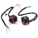 Pair DC 12V Motorcycle 7/8" Handlebar Horn Turn Signals Electrical Start Swi 3C