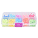 100pcs Mini Knitting Crochet Mix Colors Mini Case Locking Stitch Plastic Marke%!