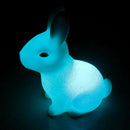 Sleeping LED Night Light Table Lamp Cute Rabbit Kids Decor Gift Room Birthd X5O8