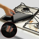 10pcs Kitchen Gas Stove Top Burner Reusable Protector Liner Cleaning Pad HPS
