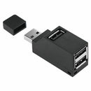 High Speed 3 Port USB 2.0 Multi HUB Splitter Expansion Desktop PC Laptop Ad