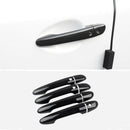 Car Carbon Fiber Outer Door Handle Protective Cover Decorative Stickers For