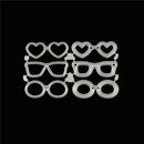 Beach sunglasses Metal Cutting Dies Stencil for DIY Scrapbooking Album Cards BX