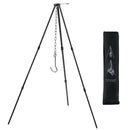 Portable Hanging Pot Outdoor Camping Picnic Cooking Tripod Fire Grill Hangi X6V3