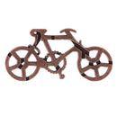 Bicycle Lock Metal Puzzle Brain Teaser Mind Game Toys Steel IQ Test Magic
