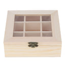 Multi-grid Wooden Jewelry Storage Case Handmade Storage Box Treasure Chest Wood