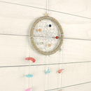 Shells Dream Catcher Round Bright Shell Wind Chimes Home Car Decor Ornament