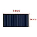 5V 60MA Mini Solar Panel System For DIY Battery Cell Phone Charger Module T6N6