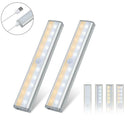 20 LED PIR Sensor Cabinet Light USB Charging Dimmable Lamp Bar for Closet
