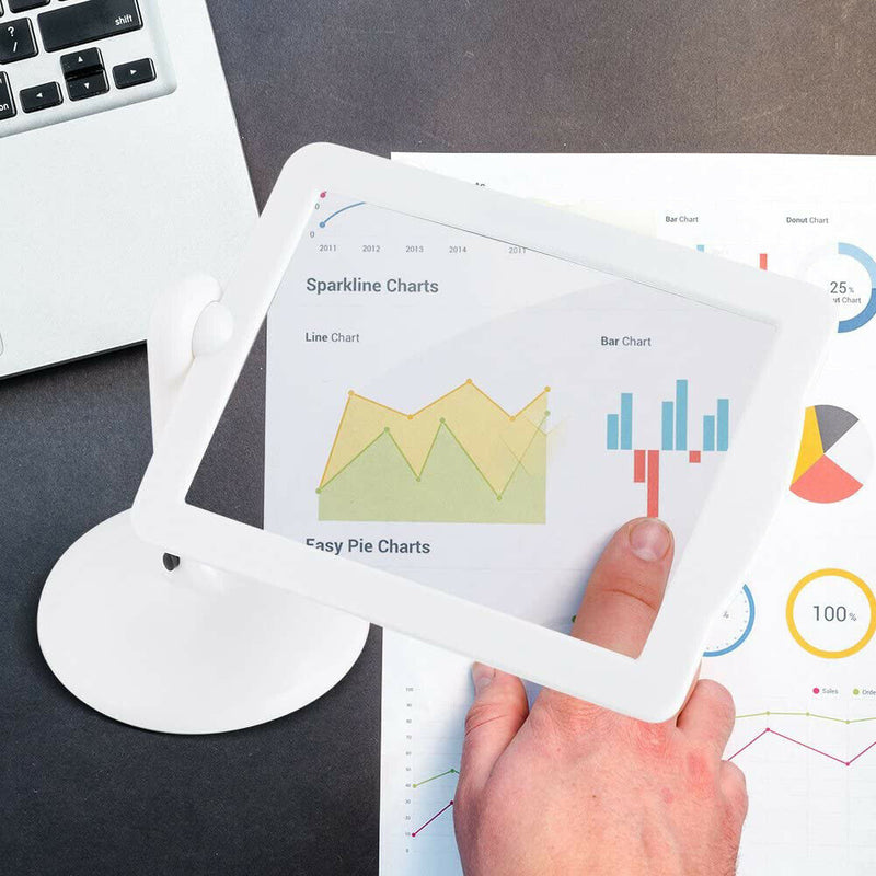 LED Screen Magnifier Reading Viewer Magnifying Glass Brighter Reading Tools