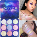 9 Colors Contour Face Glow Concealer-Highlight Giltter Palette Eyeshadow Ma P5B1