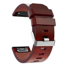 Leather Adjustable Wrist Watch Band Strap Belt 26mm for Garmin Fenix 3 Feni A