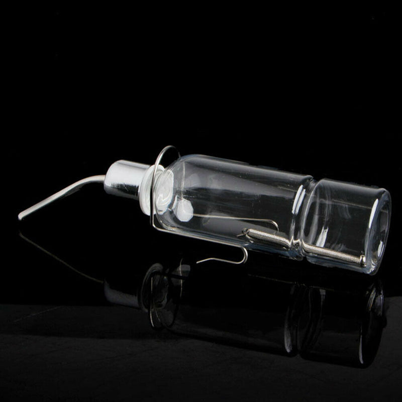 Stainless Steel 180ml Drinking Straws Water Bottle Feeder Pet Rat Hamster Rabbit