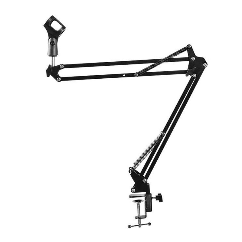 Desktop Microphone Scissor Stand Wind Muff 3/8" to 5/8" Adapter Singing