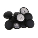 10 Pieces Round Artificial Leather Covered Buttons Sewing Crafts 20mm