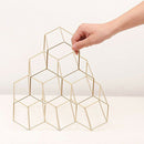 Creative Geometric Wine Rack Metal Simple Household Grape Wine Rack Restaur
