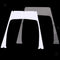 1/10 Scale Anti-skid Plate Intake Grille Front Hood Side Plate for RC TRX-4
