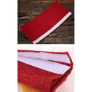 4 Pcs Set Christmas Decoration Microwave Oven Gloves Burlap Refrigerator Gl