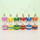 Decoration Pendant 6PCS/Set Christmas Tree Christmas Carousel Wooden ARVK Decor