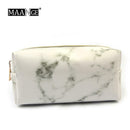 Marble Cosmetic Bag Makeup Brush Powder Makeup Tool Storage Pouch (Bag) A