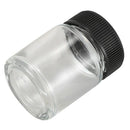 10 x 22cc Airbrush Bottles Empty Glass Pots Lids Color Cups