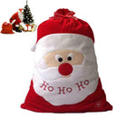 Santa Claus Children Large Capacity Christmas Storage Cloth Candy Gift Bag