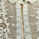 Cotton Lace Embroidery DIY Neckline Collar Sewing Applique Shirt Clothes Deluxe