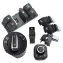 7Pc Window Headlight Fuel Gas Switch Set For Golf Mk 5 6 Jetta Passat Tigua