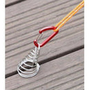 Adjustable Octopus Tent Pegs Stakes Deck Anchor w/ Carabiner Cord Adjuster