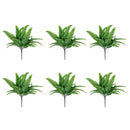 6 Pcs Artificial Simulation Green Imitation Fern Home Living Room Decoration