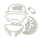 Cute Girl Cutting Dies Stencil DIY Scrapbooking Embossing Template Craft A