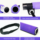 Portable Pilates Bar Stick with Resistance Band for Gym Fitness (Purple)