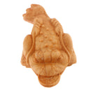 Wood Chinese Feng Shui Lucky Three Legged Money Toad Frog Decorative Crafts