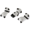 3x Cute Mini Panda Porcelain Ceramic Chopstick Rest Rack Holder Stand Tray Moun@