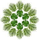 24 Pcs Tropical Palm Leaves Luau Party Decoration Artificial Simulation Tro