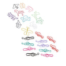 80pcs Music Symbols Animal Decors Metal Bookmarks File Documents Paper Clips