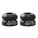 1 Pair Bike Tire Law Mouth Nut Tire Inner Tube Valve Nut Replacement Black