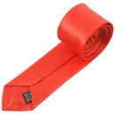 Red Self Tie Style Polyester Necktie Neckwear for Men S1X5