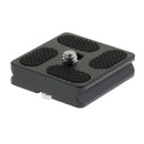 2x Metal Camera 60mm Quick Release Plate For Arca-Swiss Tripod Monopod Black