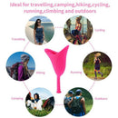 Purple Female Urination Device Women Pee Funnel-Portable Silicone Female Ur